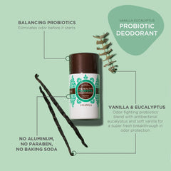 Pack de dos desodorantes Lavanila Vanilla Eucalyptus para cobertura prolongada