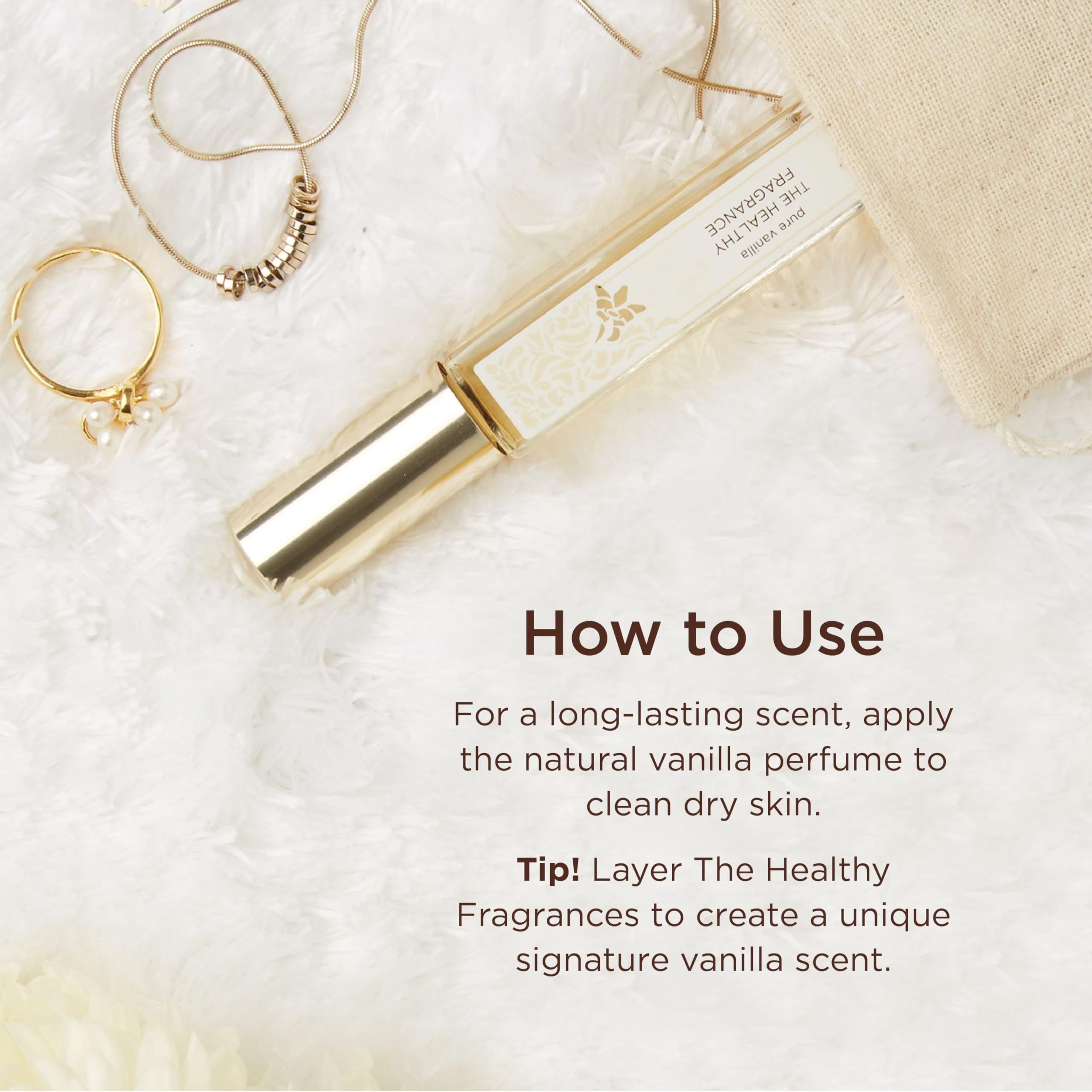 Lavanila vanilla warmth on skin, a soft, inviting aroma.