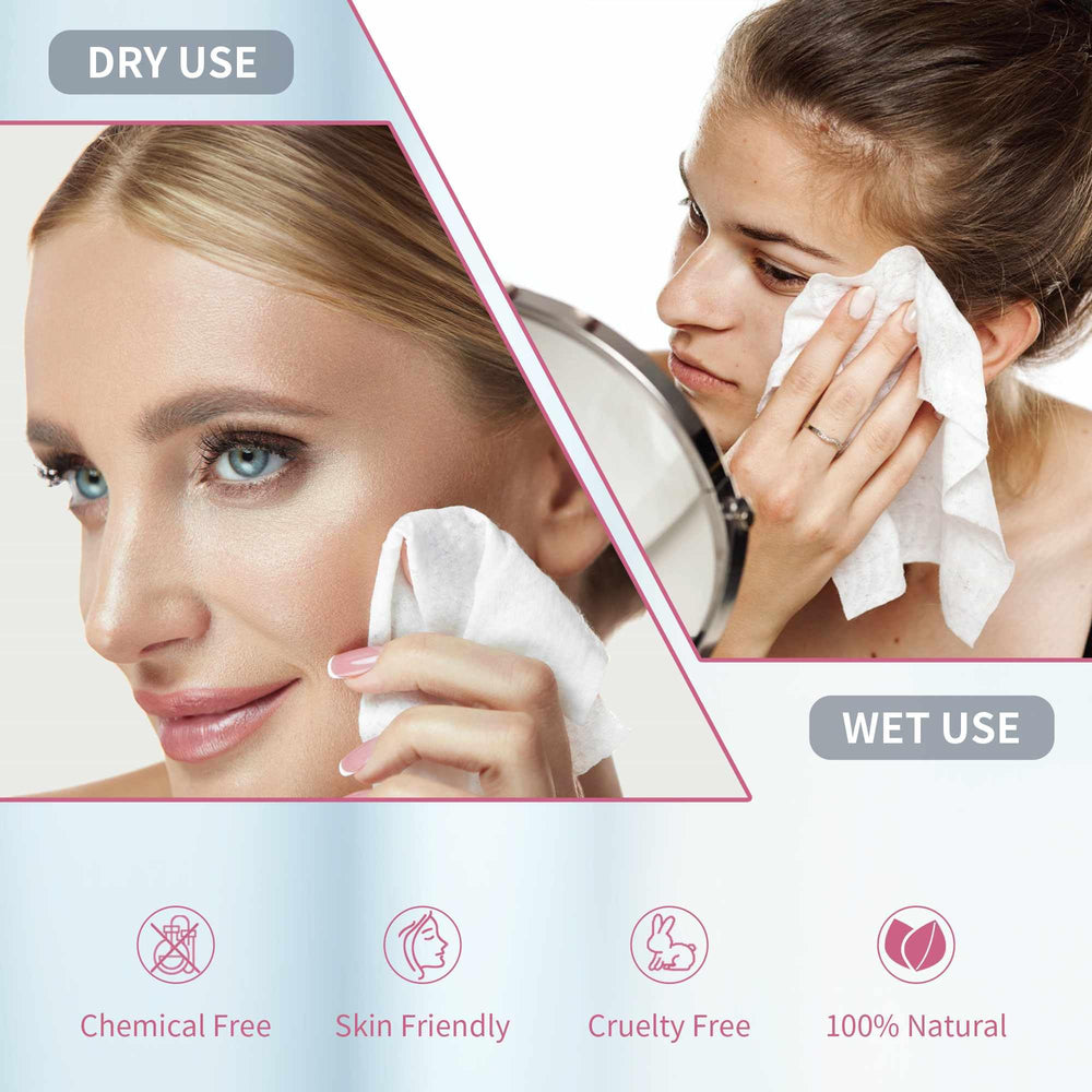 LAVDIK: toallitas higiénicas para rostro, ideal para secado rápido.