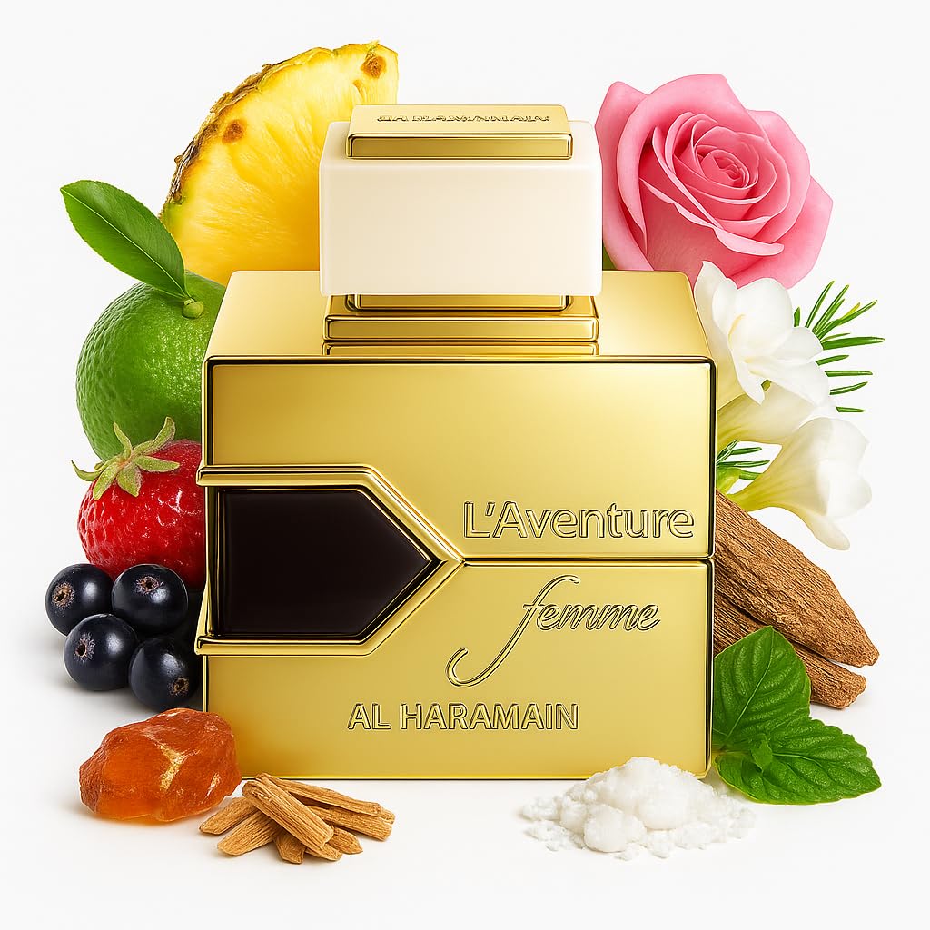L'aventure bottle top detail highlights premium craftsmanship for a refined personal scent.