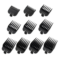 LAVEST 1/16 inch to 1 inch clipper guards set in black for Wahl compatibility