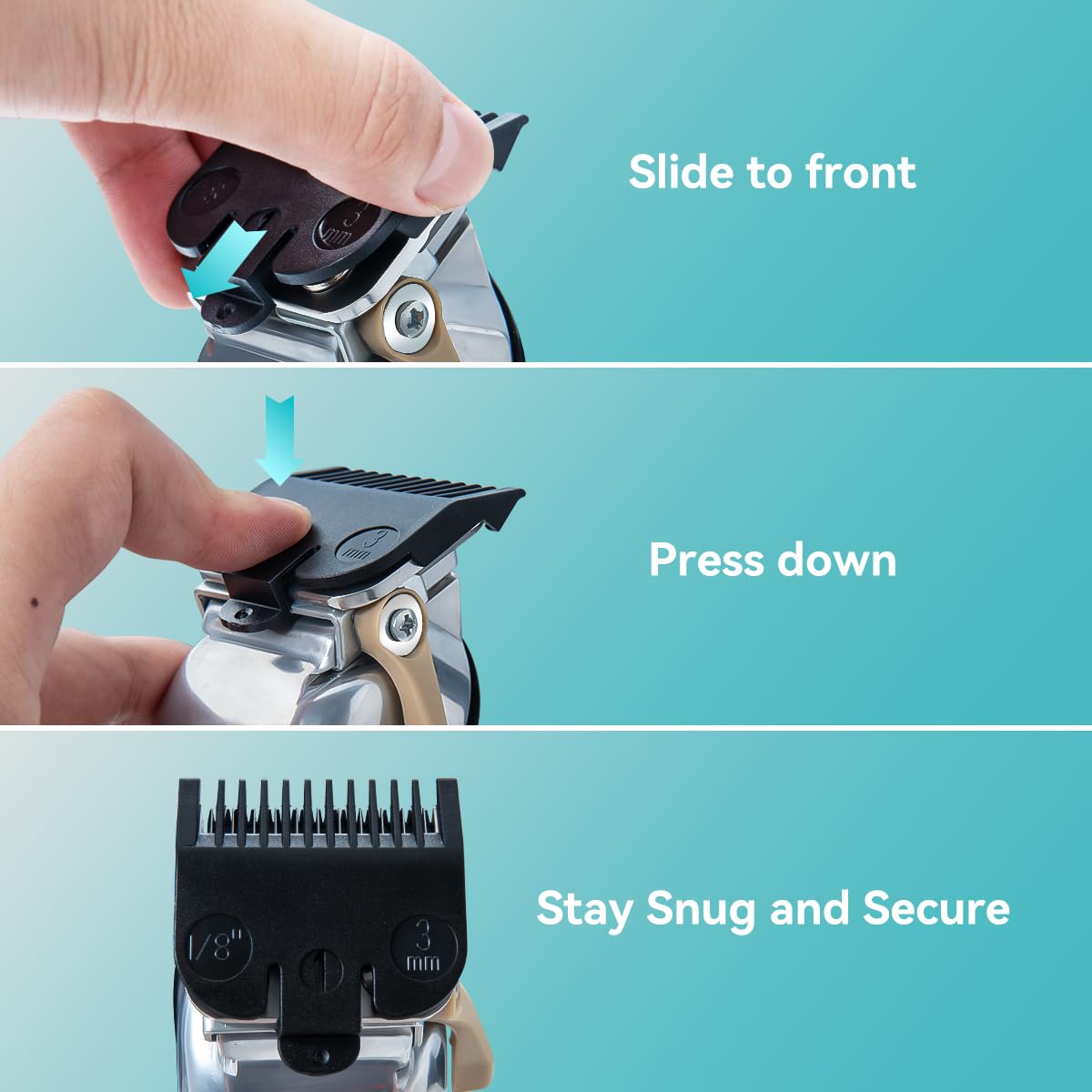 LAVEST clipper guards 1/4 inch for balanced length and control