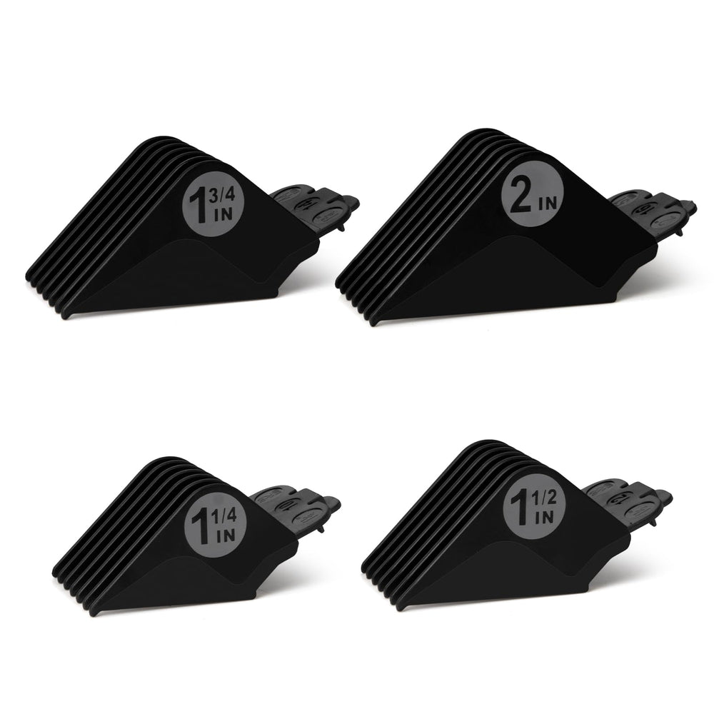 LAVEST clipper guards set shows 1.25–2 inch range for precise fades