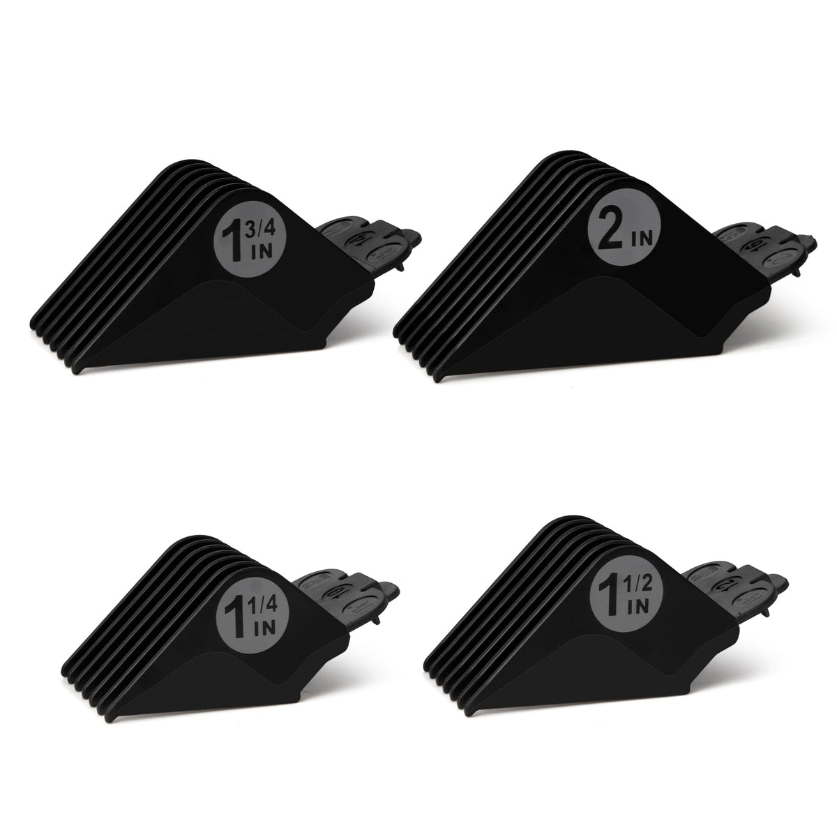 LAVEST clipper guards set shows 1.25–2 inch range for precise fades