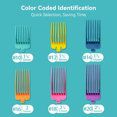 LAVEST clipper guard 1.75 inch color-coded for easy selection.