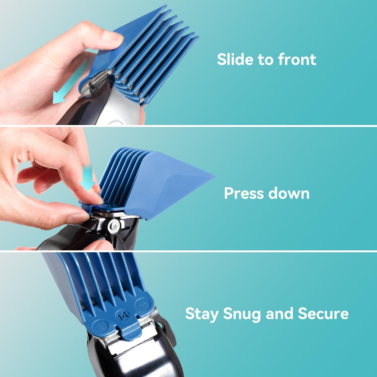 LAVEST clipper guards 2.00-inch for longer guard options and quick setup