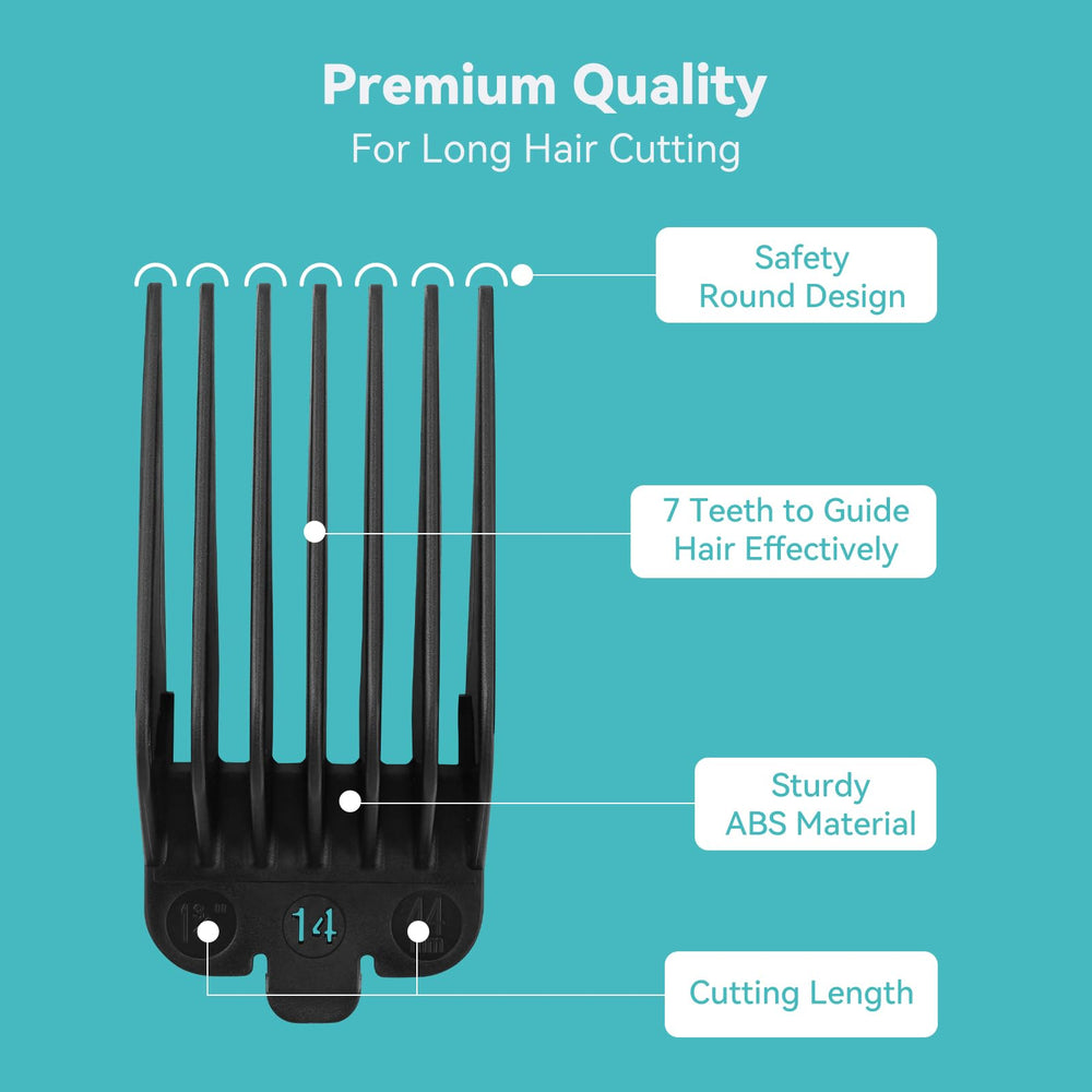 LAVEST 6-piece guard set includes six sizes for versatile trims.