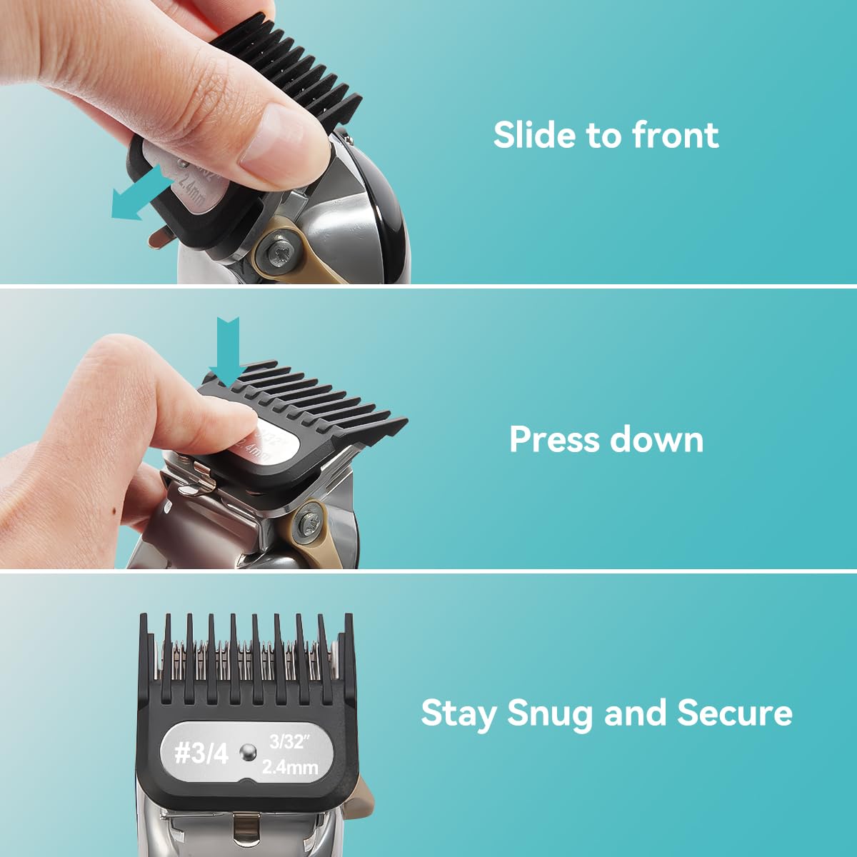 Lavest clipper guards compatible with Wahl models for versatile use