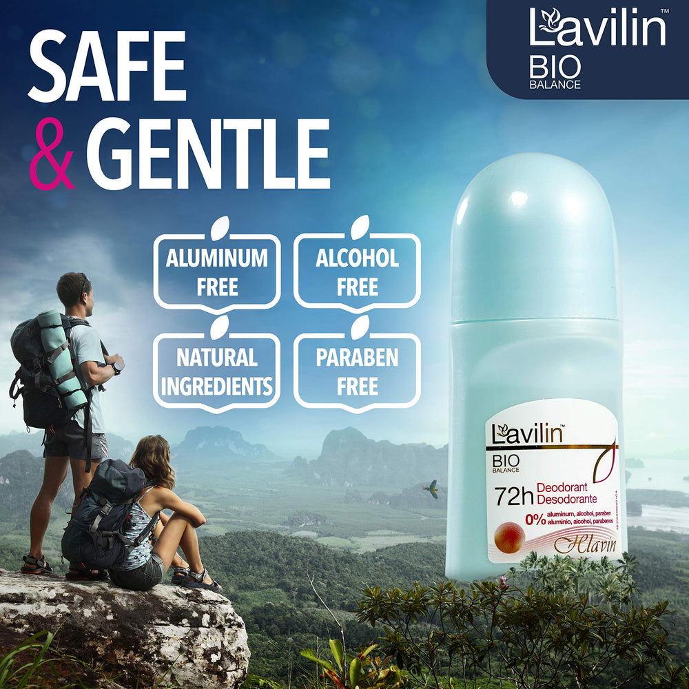 Lavilin herbal blend visual communicates natural ingredients and essential oils