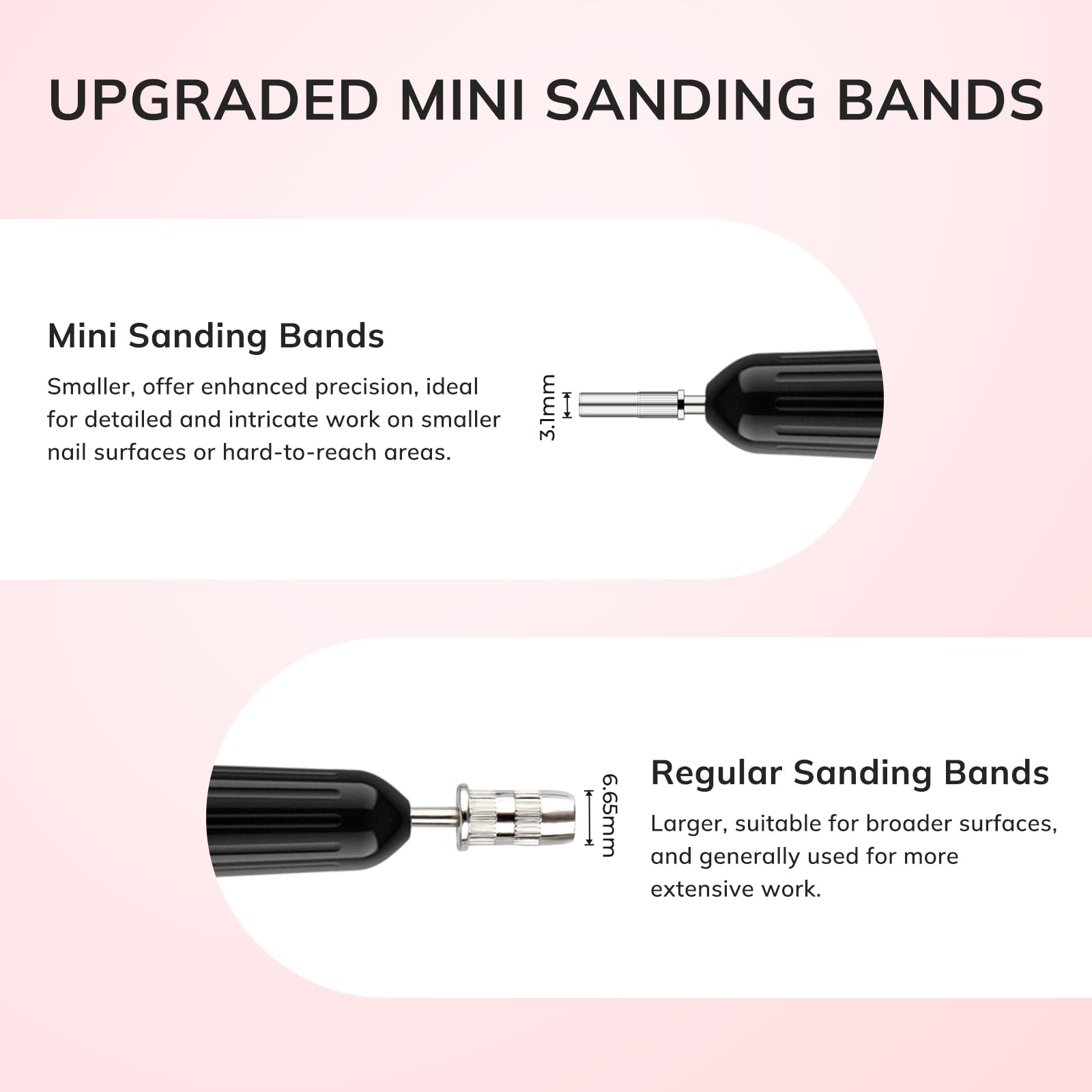 Lavinda 3.1mm mandrel in nail drill for compatibility