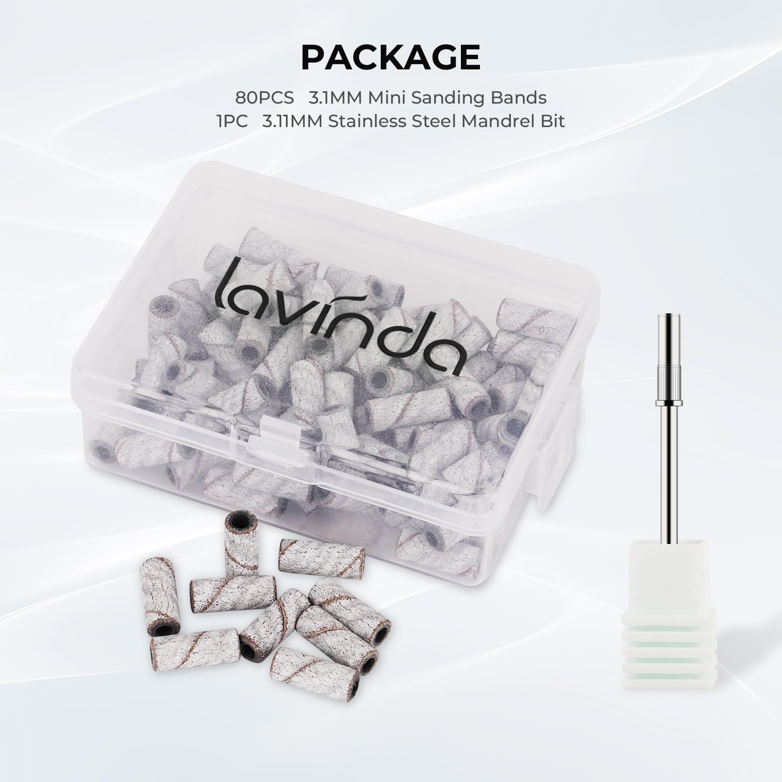 Lavinda 3.1mm mandrel compatible with most 3/32 inch drills