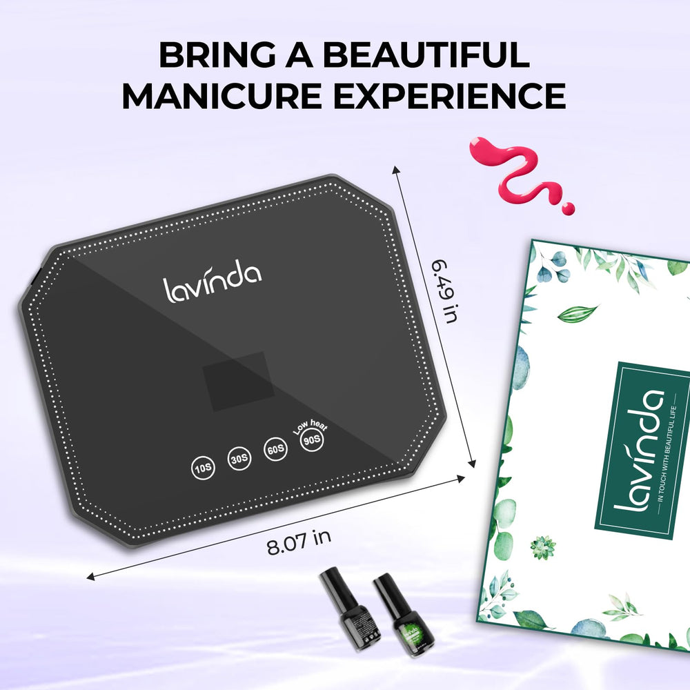 Lavinda 54W nail lamp suitable for home or professional use