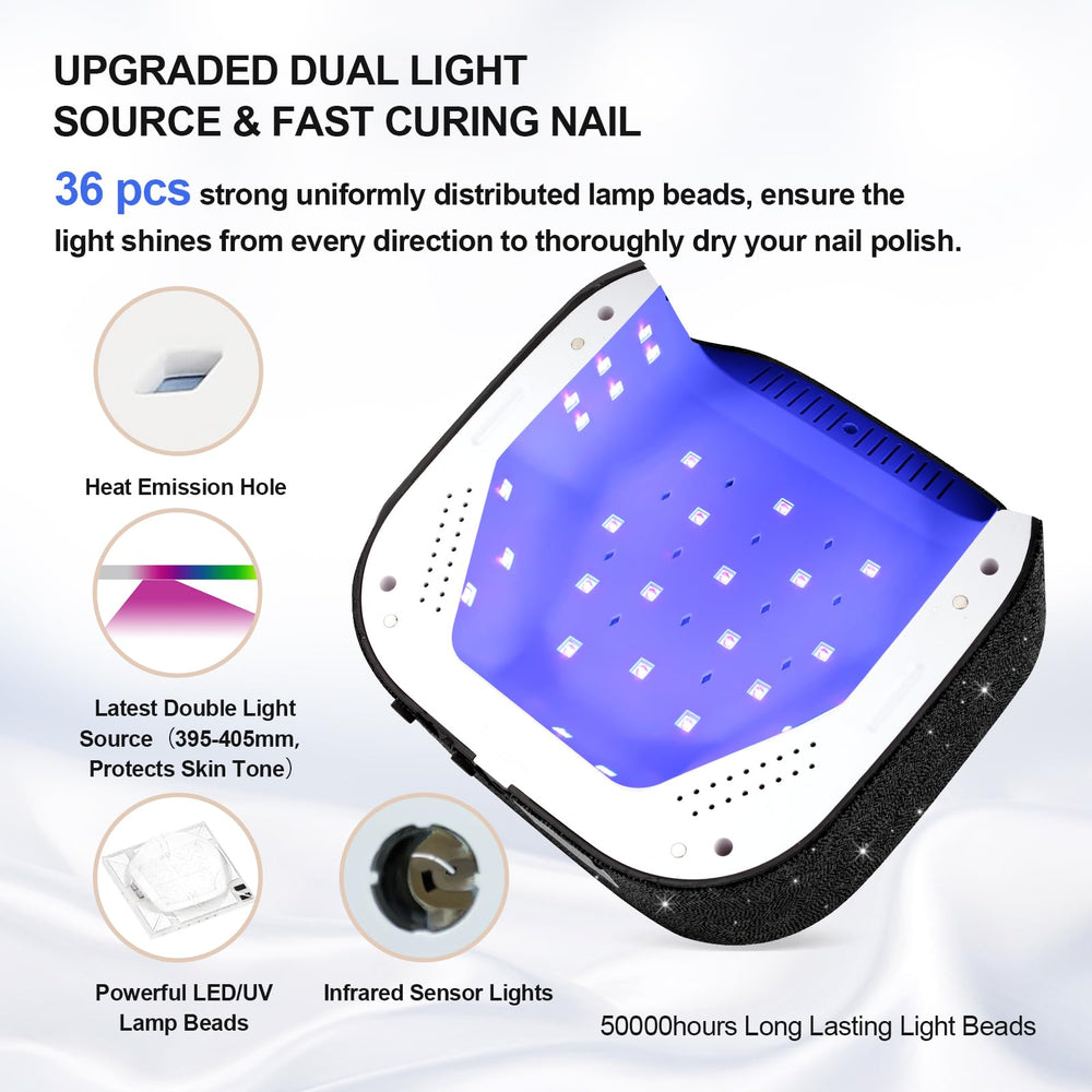 Lavinda Nail Lamp LCD timer display for precise gel curing