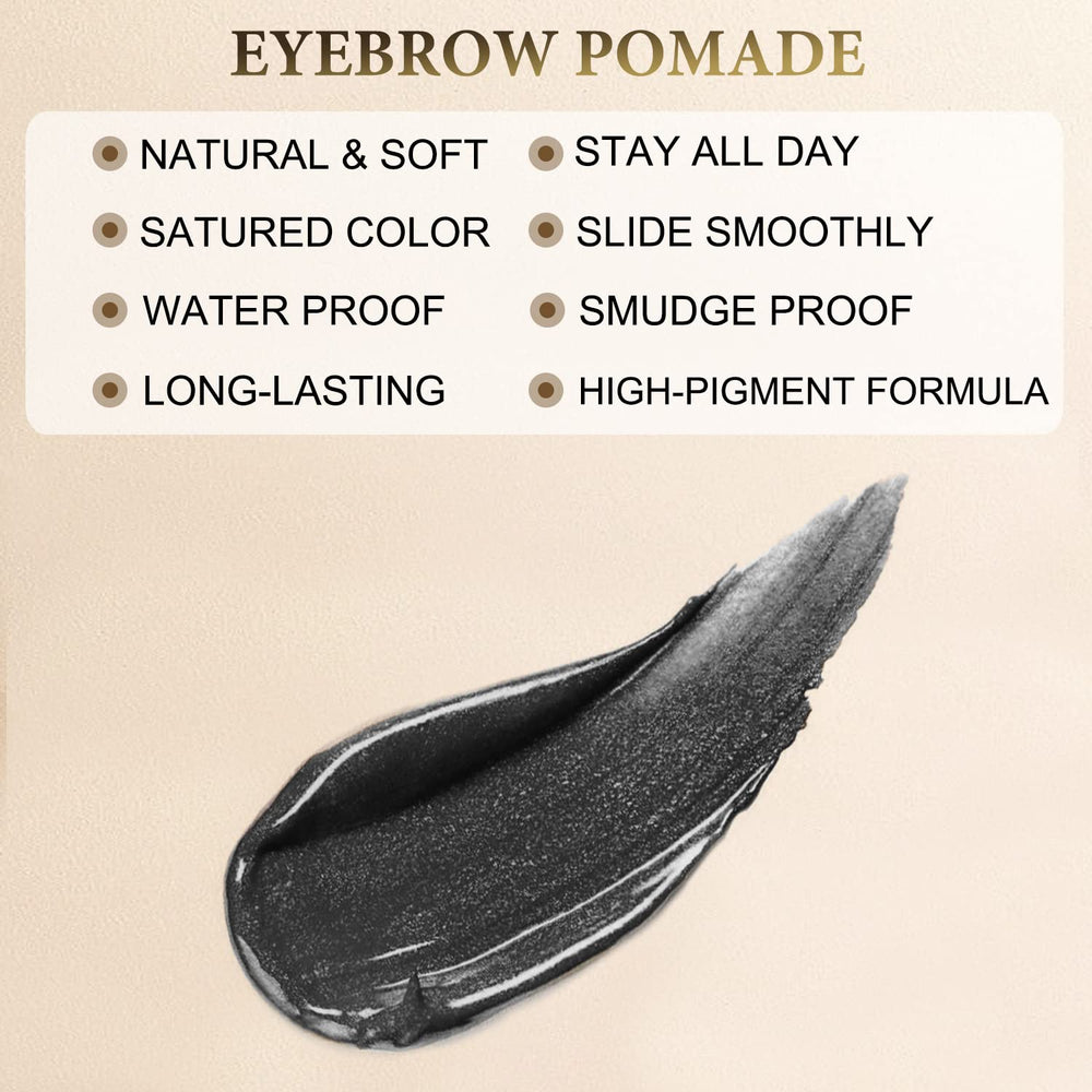 LAVONE kit cejas portátil con estuche para retoques en cualquier momento.