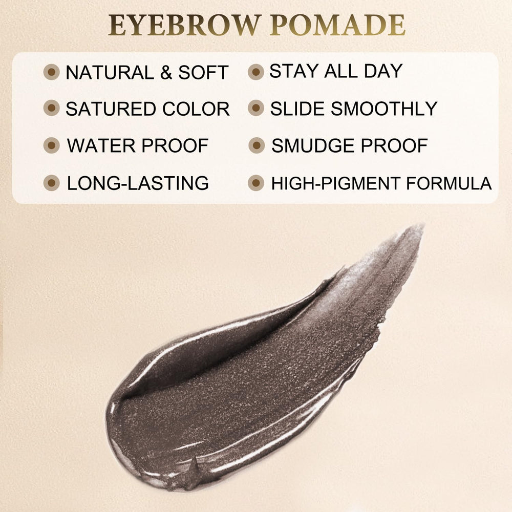 Kit portátil de maquillaje para cejas listo para retoques sobre la marcha.