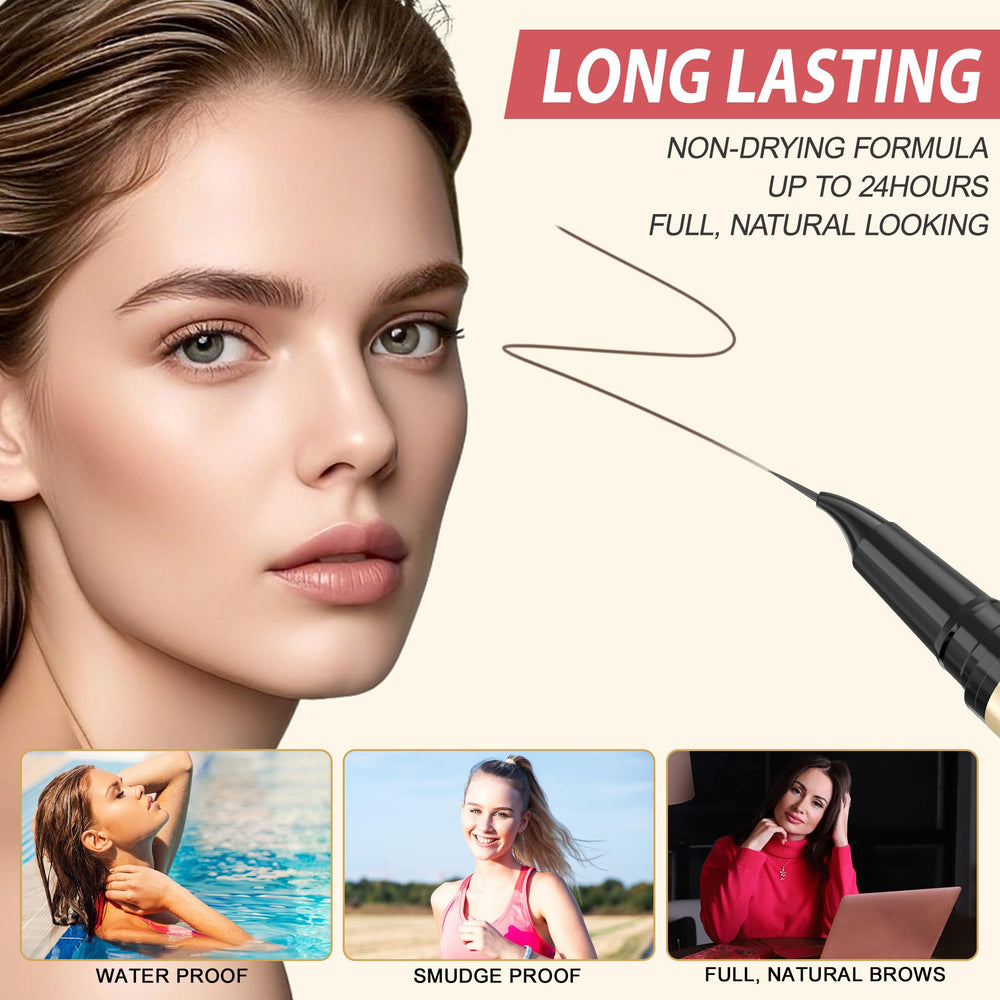 LAVONE Long-lasting brow pen for durable daily wear.