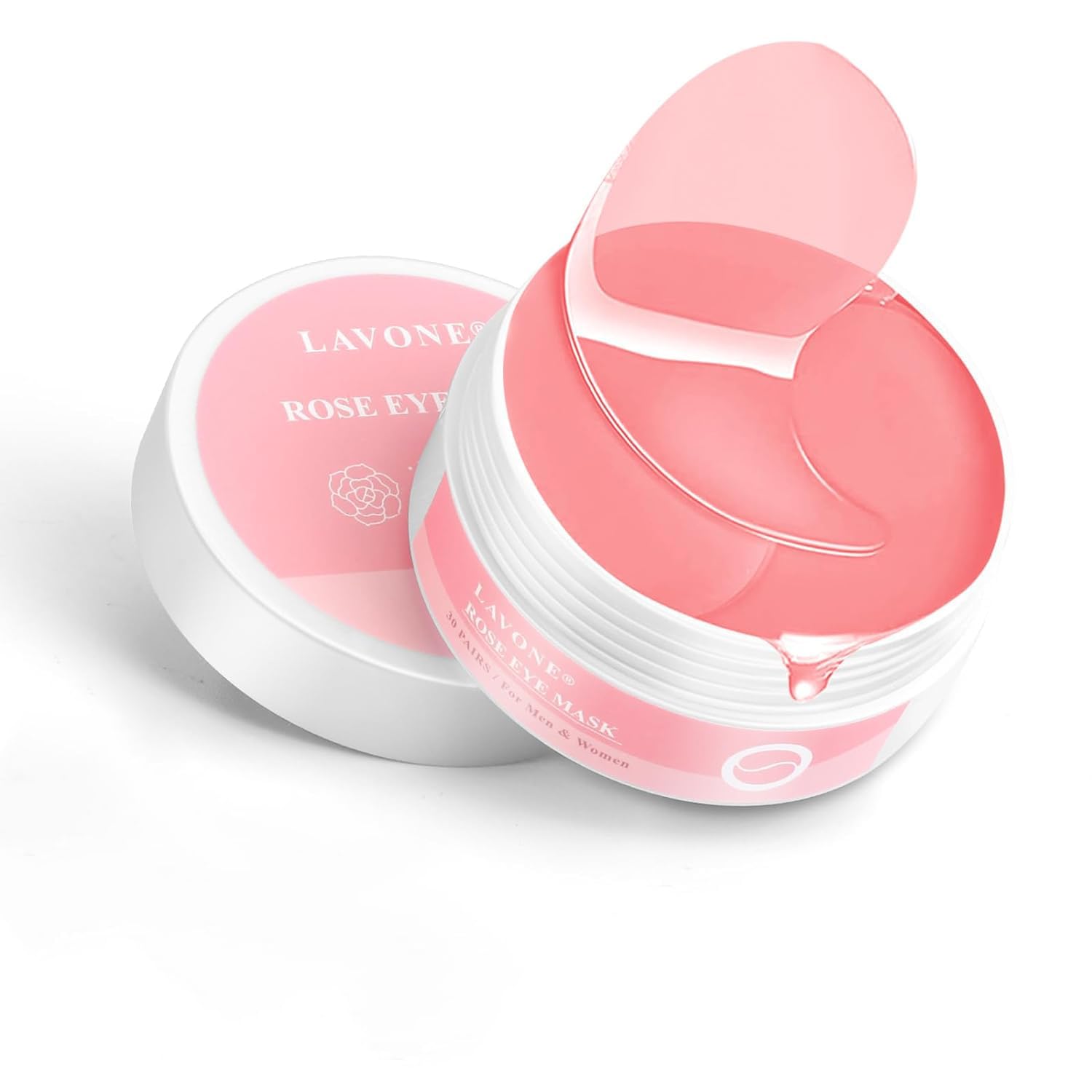 LAVONE Parches Ojos Rosa hidratación suave para ojeras