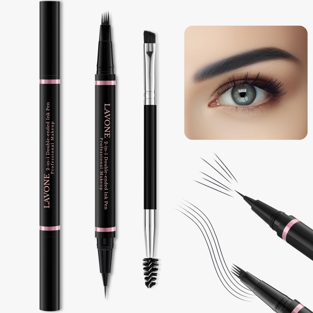LAVONE pomada para cejas con pigmento intenso y fijación prolongada.