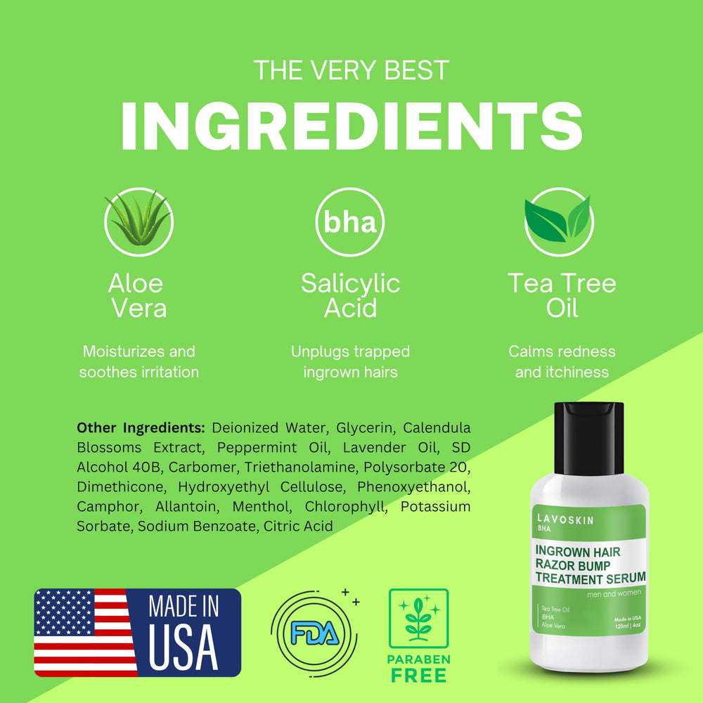 Lavoskin Tea Tree Gel delivers cooling relief with calendula and camphor.