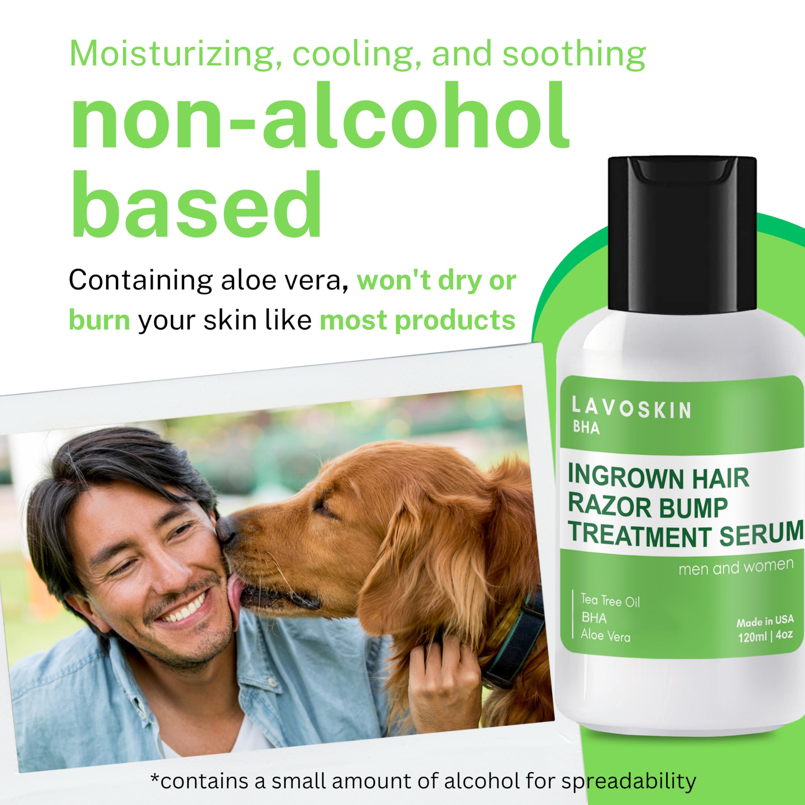 Lavoskin Tea Tree Gel suitable for face and body hair removal areas.