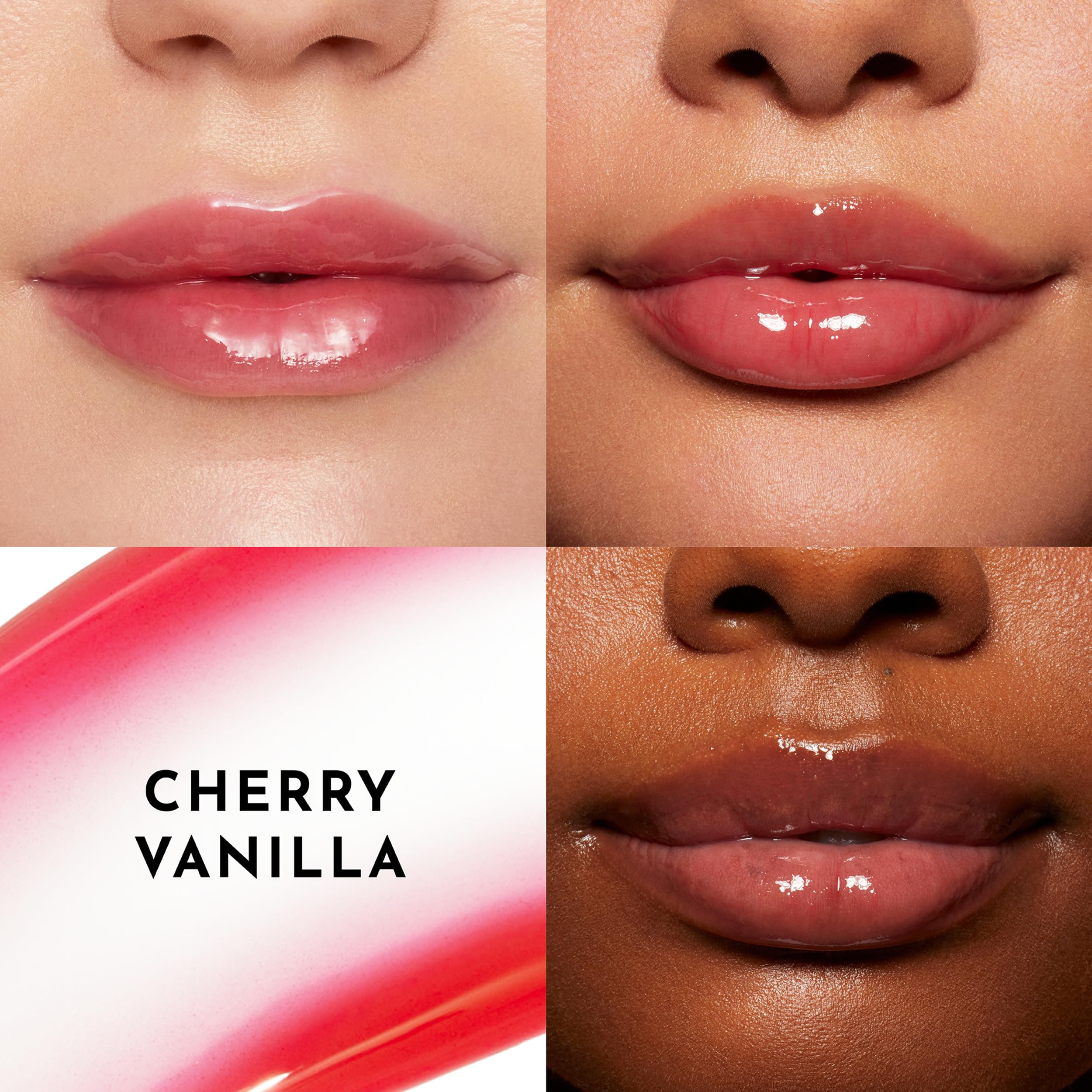 Chic display of Lawless Forget the Filler gloss in Cherry Vanilla collection