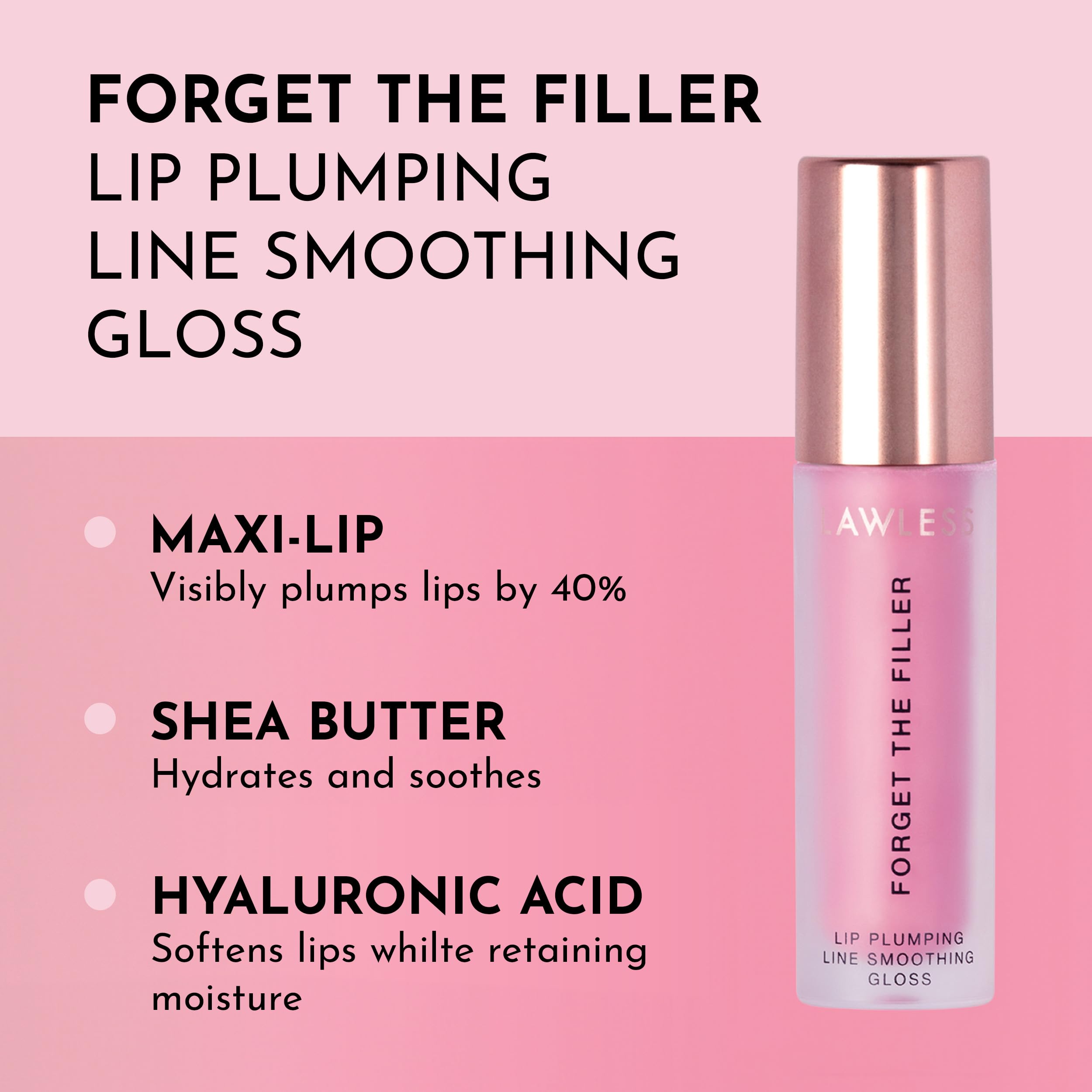 LAWLESS Forget the Filler Daisy Girl applicator close-up for smooth, comfortable application.
