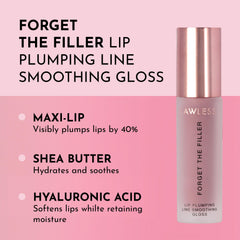 Lawless Forget The Filler lip plumper gloss packaging showing premium design for daily application.