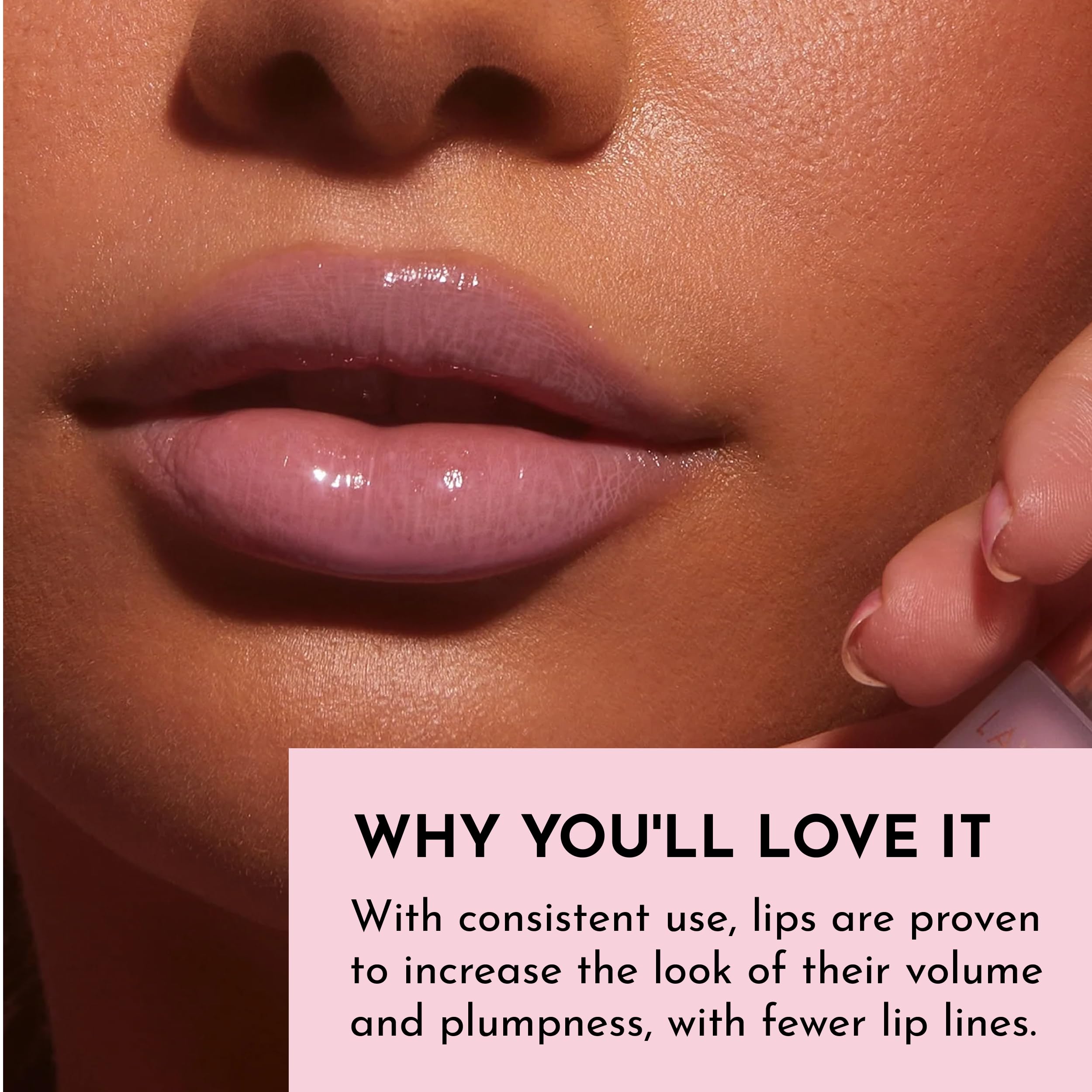 Lawless Forget The Filler Lip Plumper Line Gloss packaging on shelf reflects premium clean beauty.