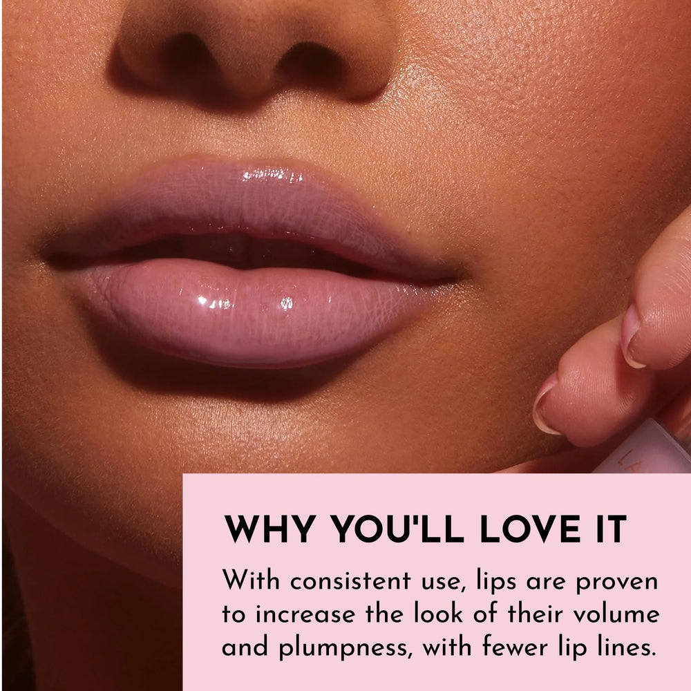 Lawless Forget The Filler Lip Plumper Line Gloss packaging on shelf reflects premium clean beauty.