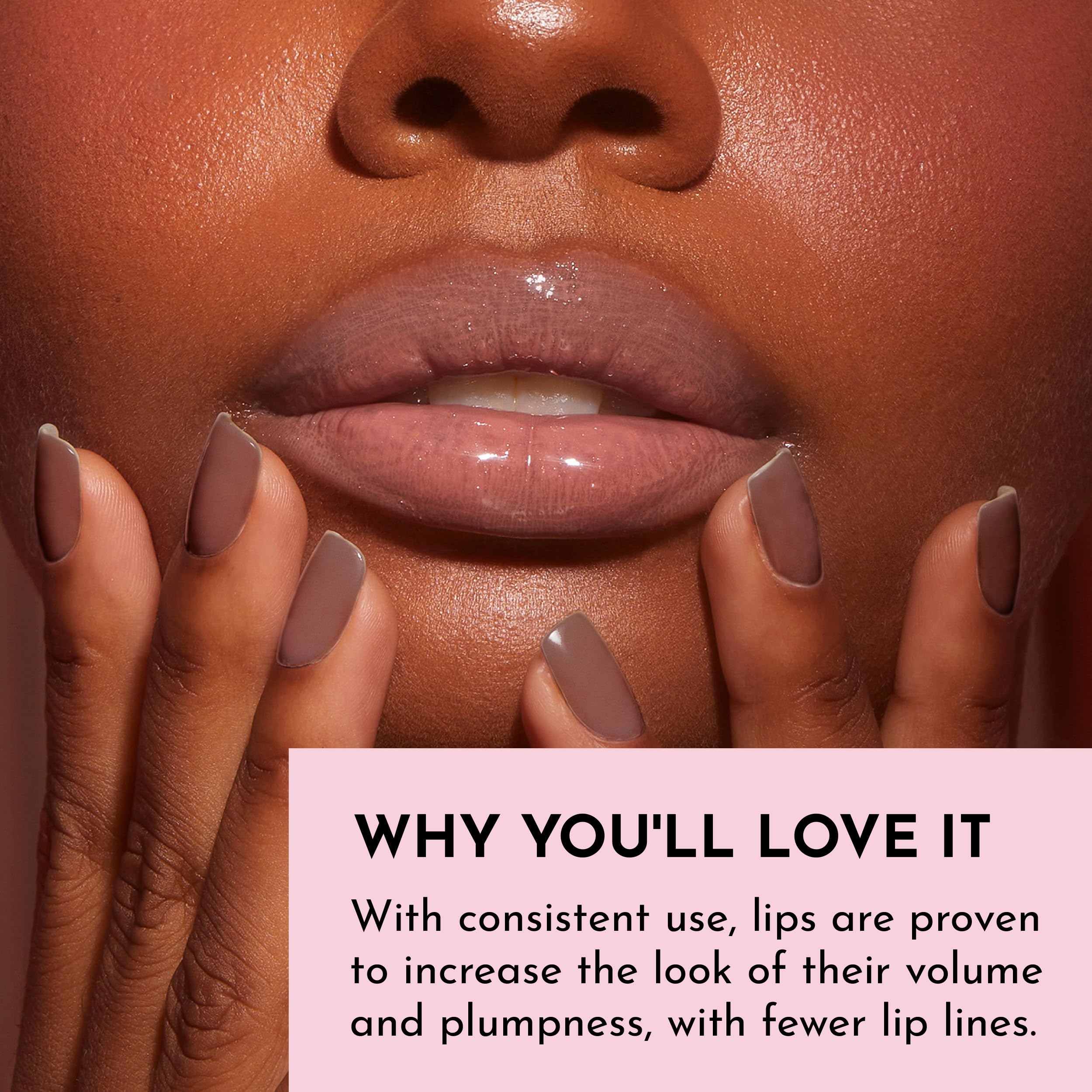 Plush LAWLESS applicator hugs lips for comfortable, even coverage.