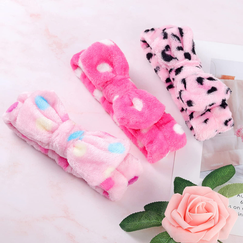 Diadema LAXIZAR con lazo, para ducha y spa, colores variados.