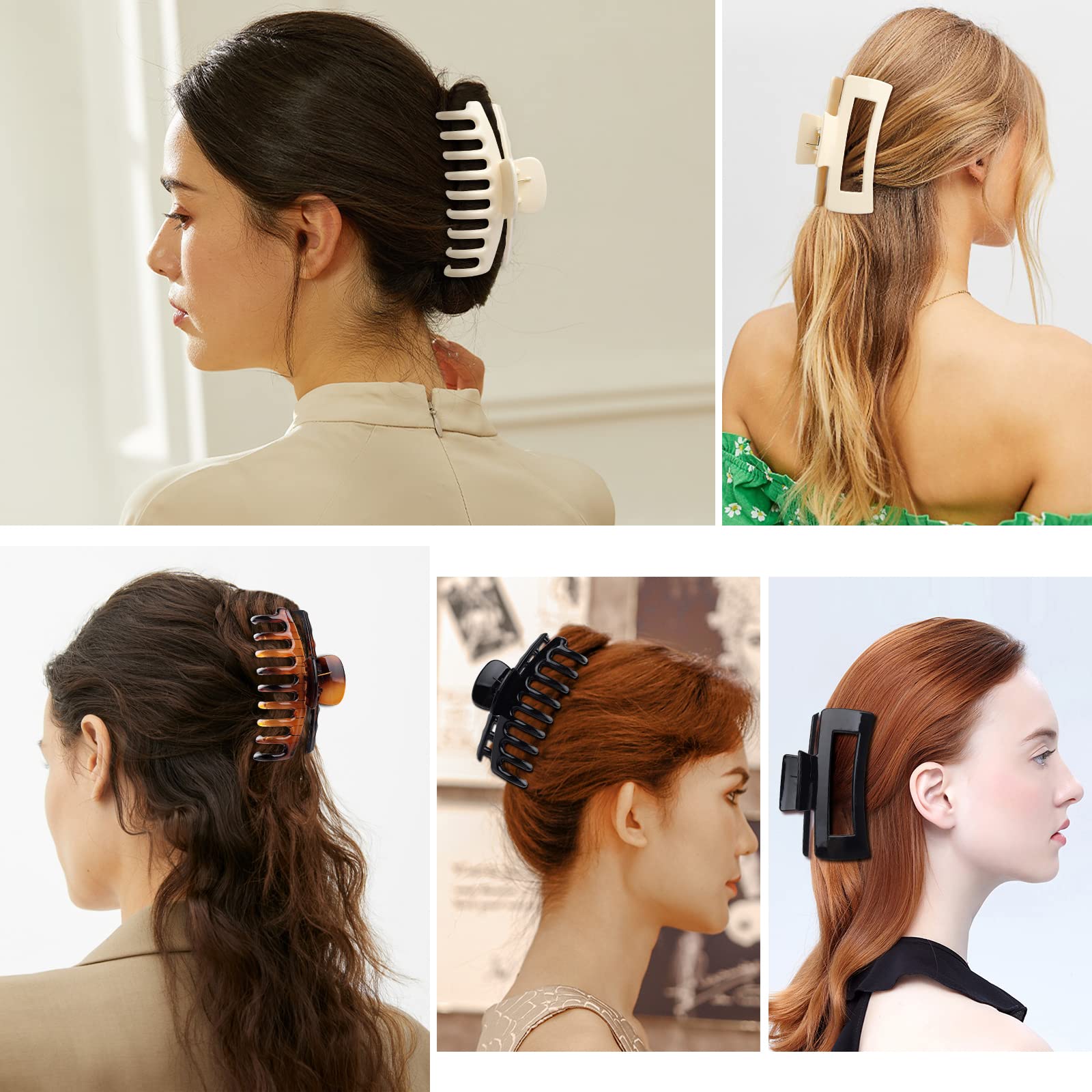 LAXIZAR classic hair clip in black provides reliable clamp and quick styling
