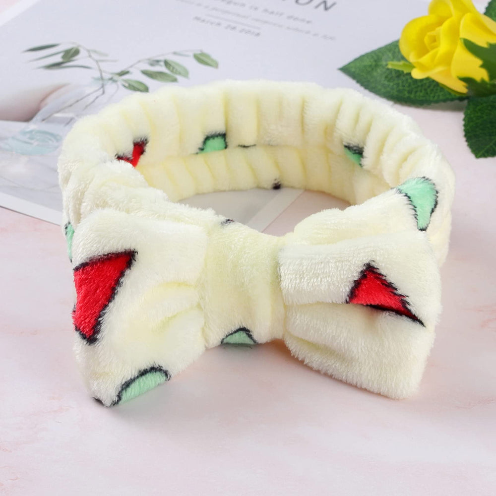 Diadema LAXIZAR con lazo suave y duradera para cuidado facial.