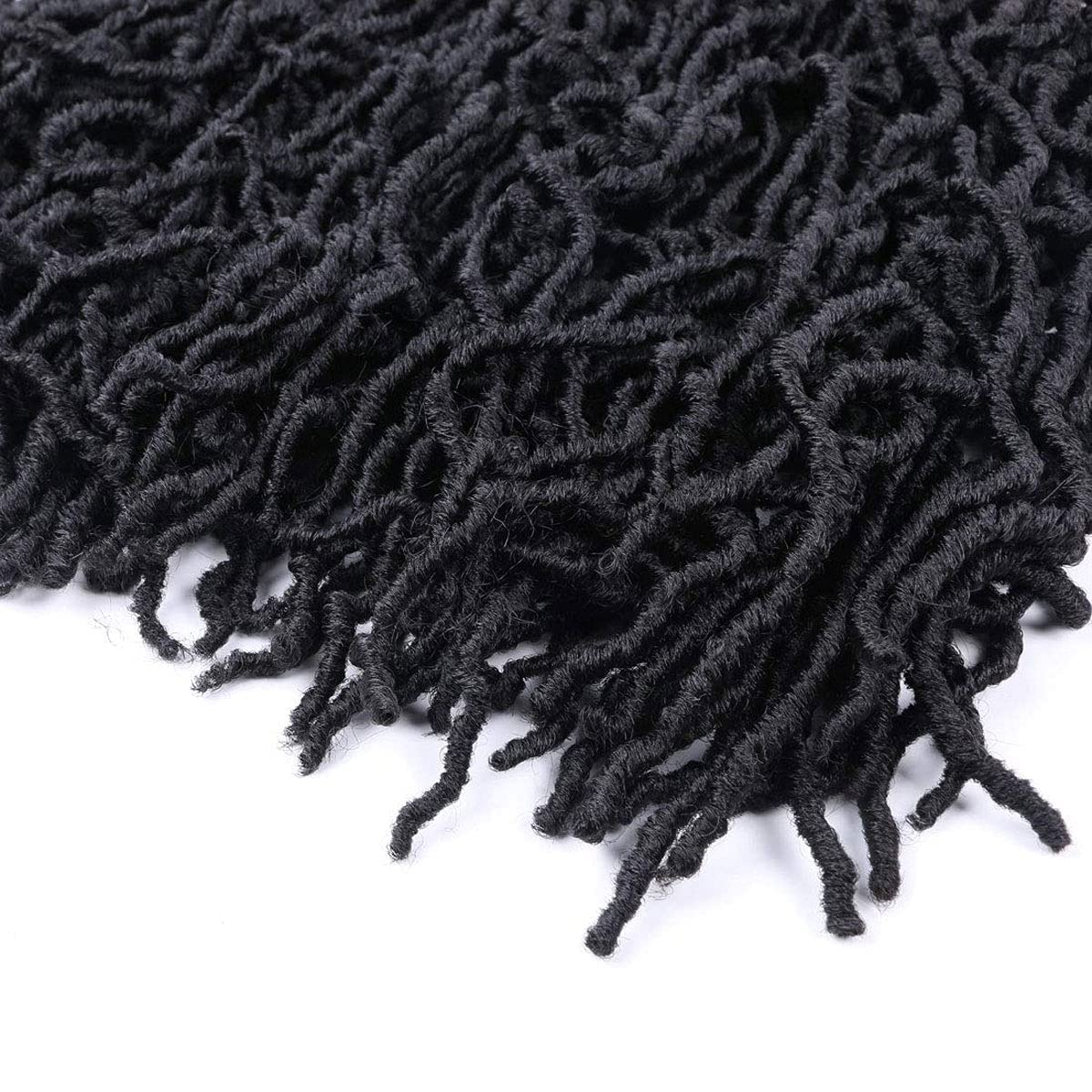 Layashow 24inch locs for black women, full head styling potential.