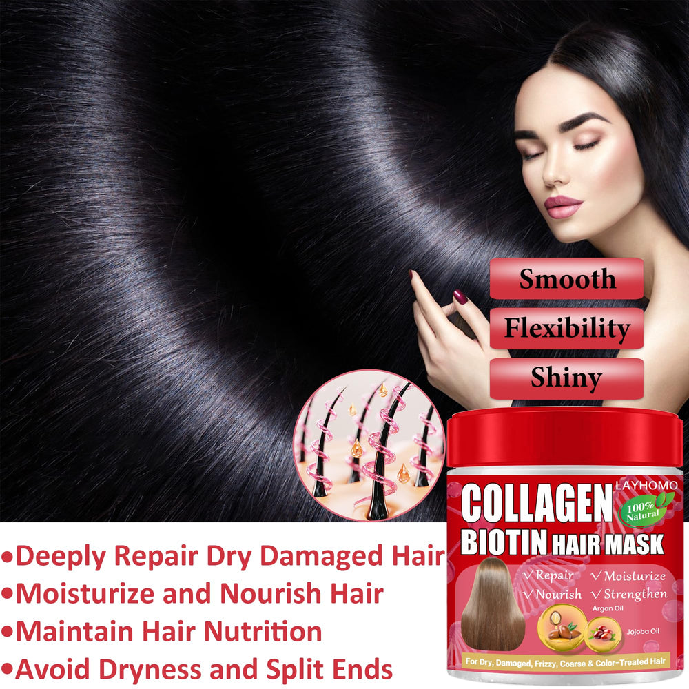 Layhomo cabello deshidratado: nutrición profunda y brillo saludable