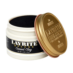 Layrite Deluxe Cement Clay: textura mate para peinados re-trabajables.