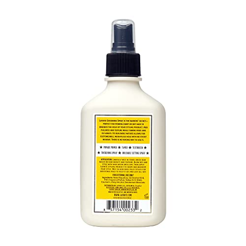 Layrite Grooming Spray: textura y cuerpo sin residuos pegajosos.