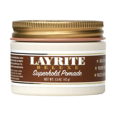 Layrite Pomada de Fijación Ultra, frasco visible, fácil de lavar con agua