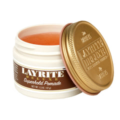 Layrite Pomada, textura gel, acabado definido y cuerpo en el cabello