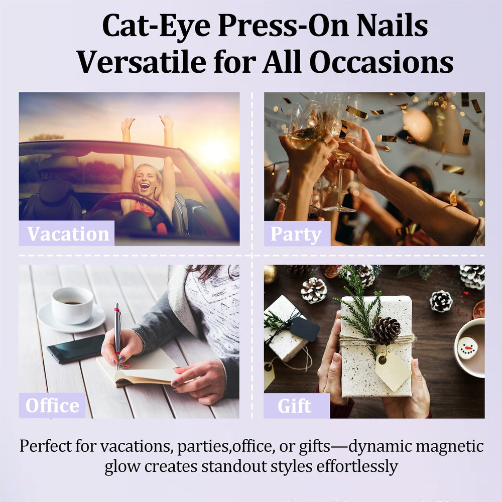 Laza Cat Eye Nails gift-ready pack ideal for gifting nail art lovers.