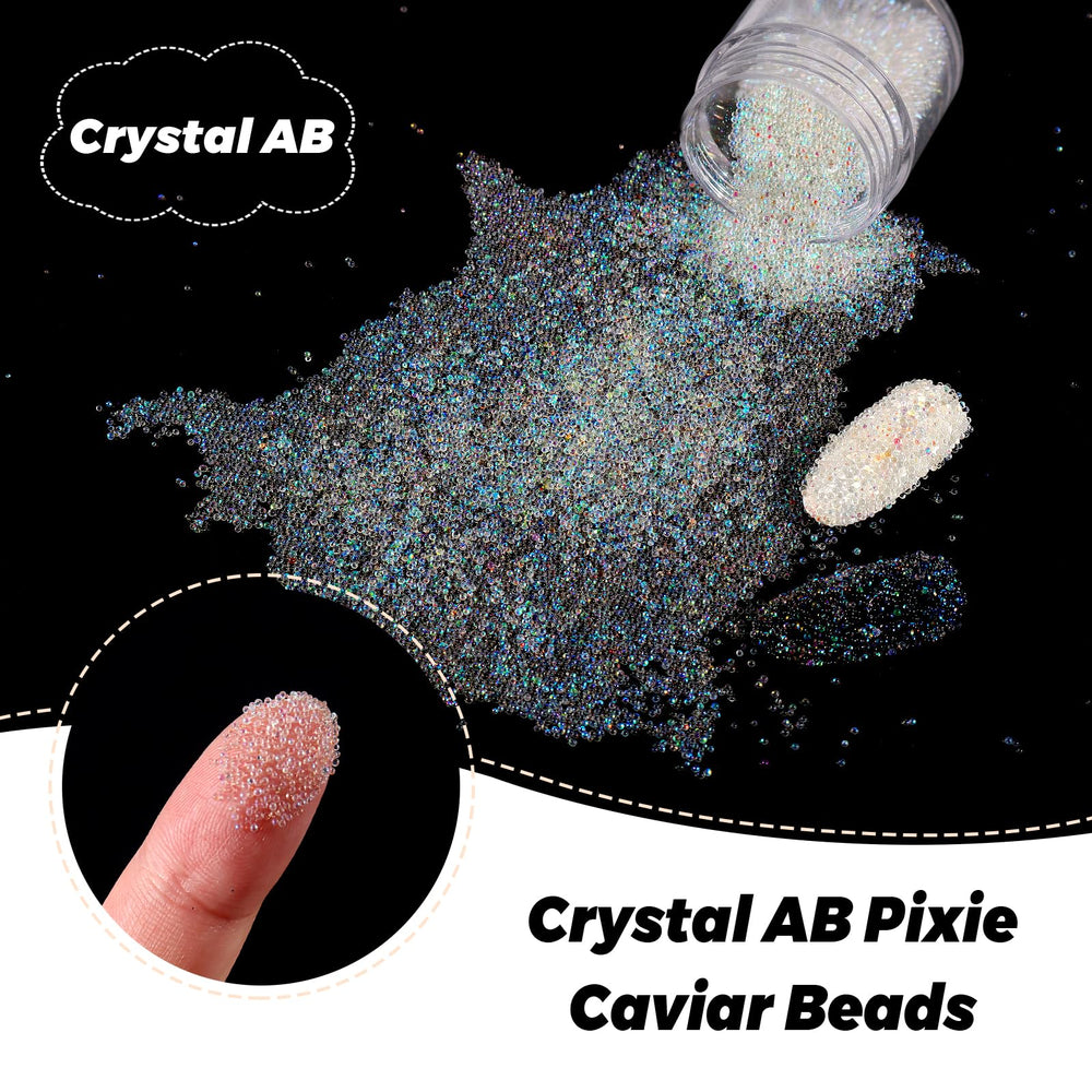 Laza cristales iridiscentes burbujas: destellos brillantes en cada detalle.