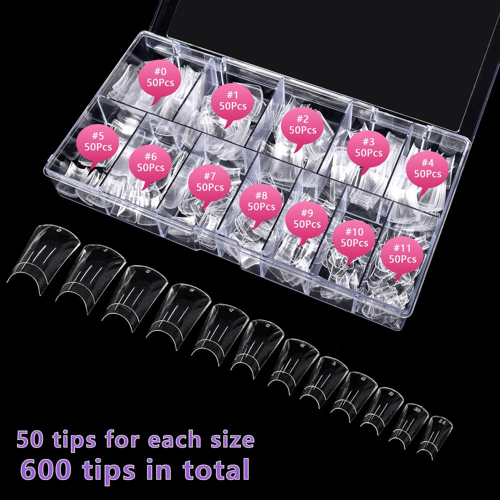 Laza duck nail tips half-cover design emphasizes breathable wear