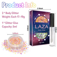 Kit de brillo para carnaval mejora el maquillaje