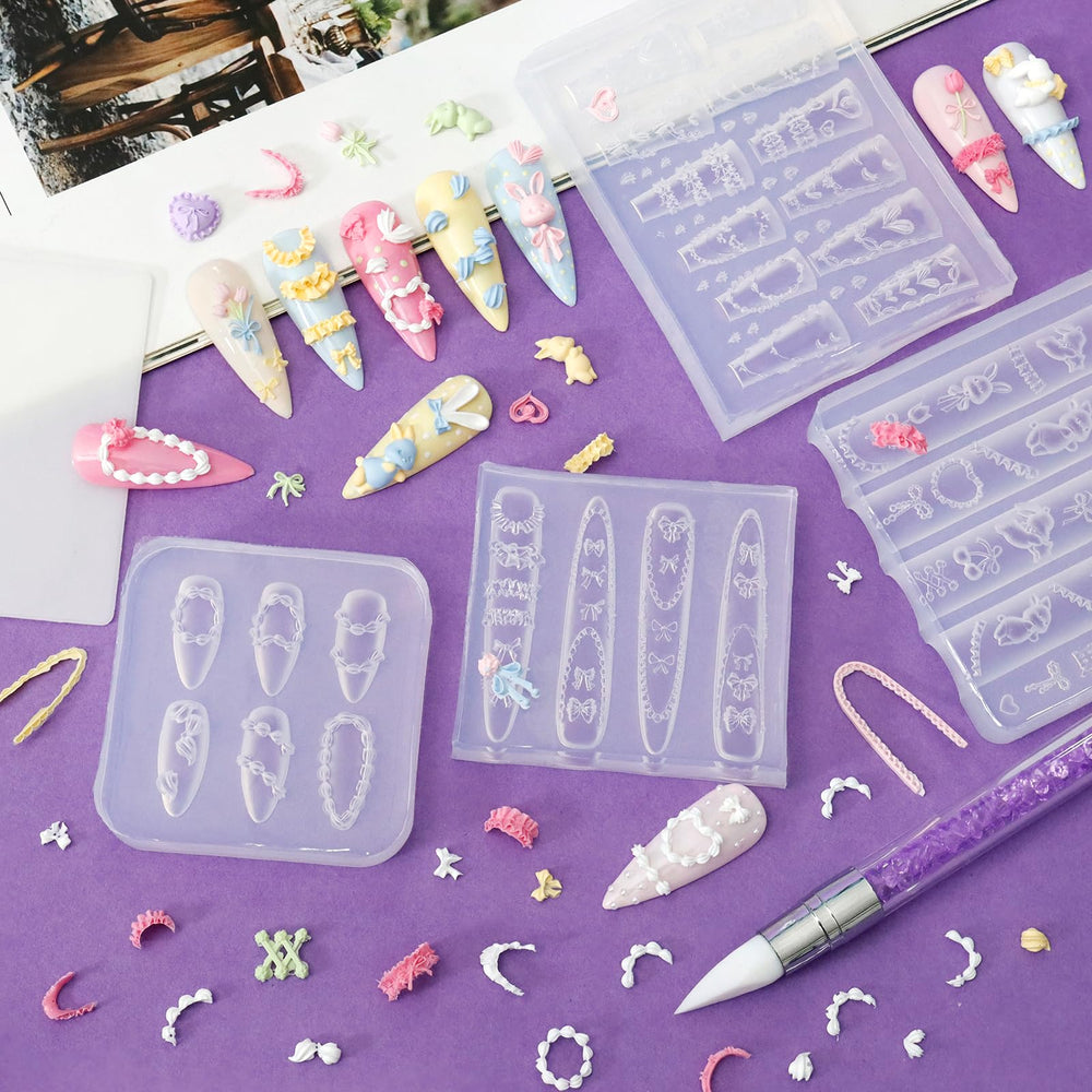 Laza rhinestone glue helps secure nail art embellishments