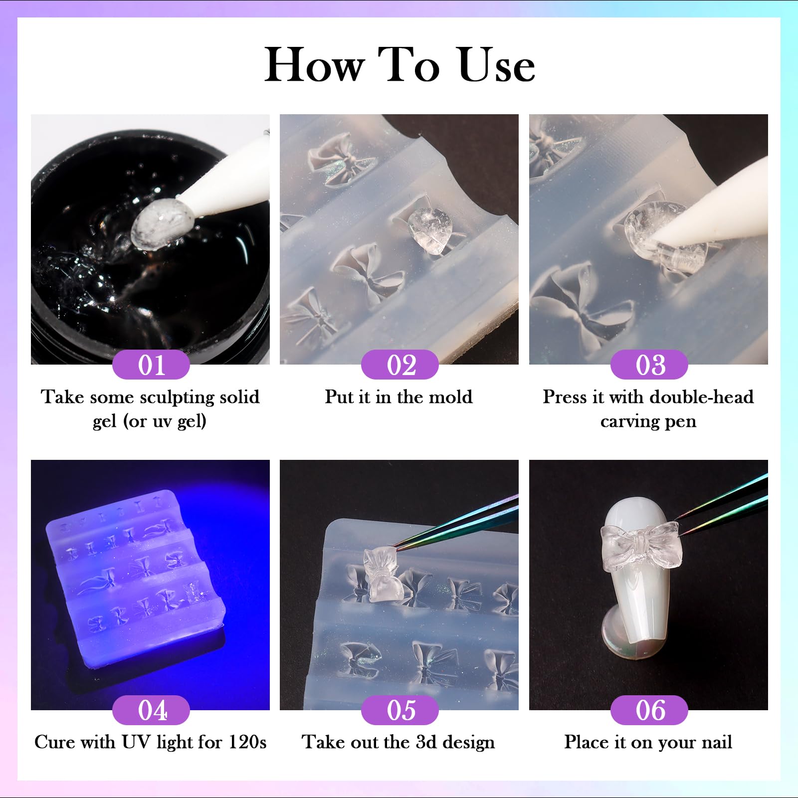 Laza nail with rhinestone glue showcases secure adhesion and shine.