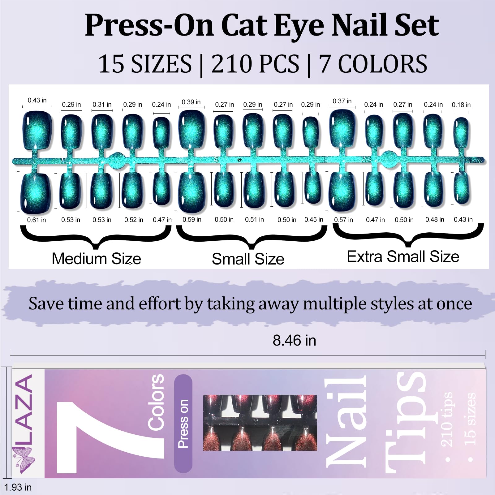 Unas postizas Laza, regalo perfecto para amantes del nail art.