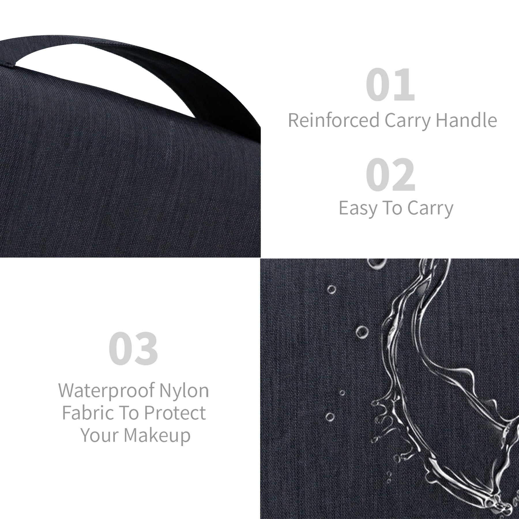 Lcsmaokin bag interior includes dividers to separate wet and dry items.