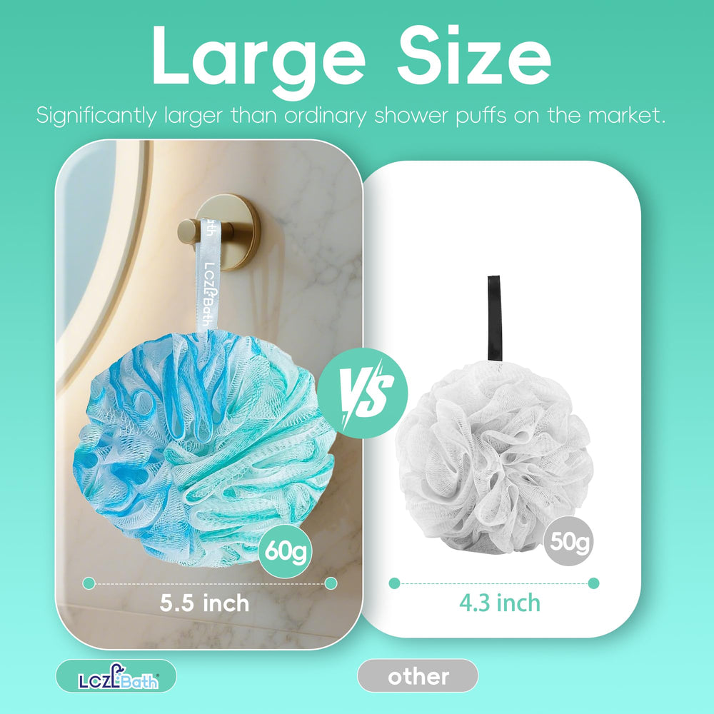 LCZLBath loofah 60g large size suitable for adults and kids.