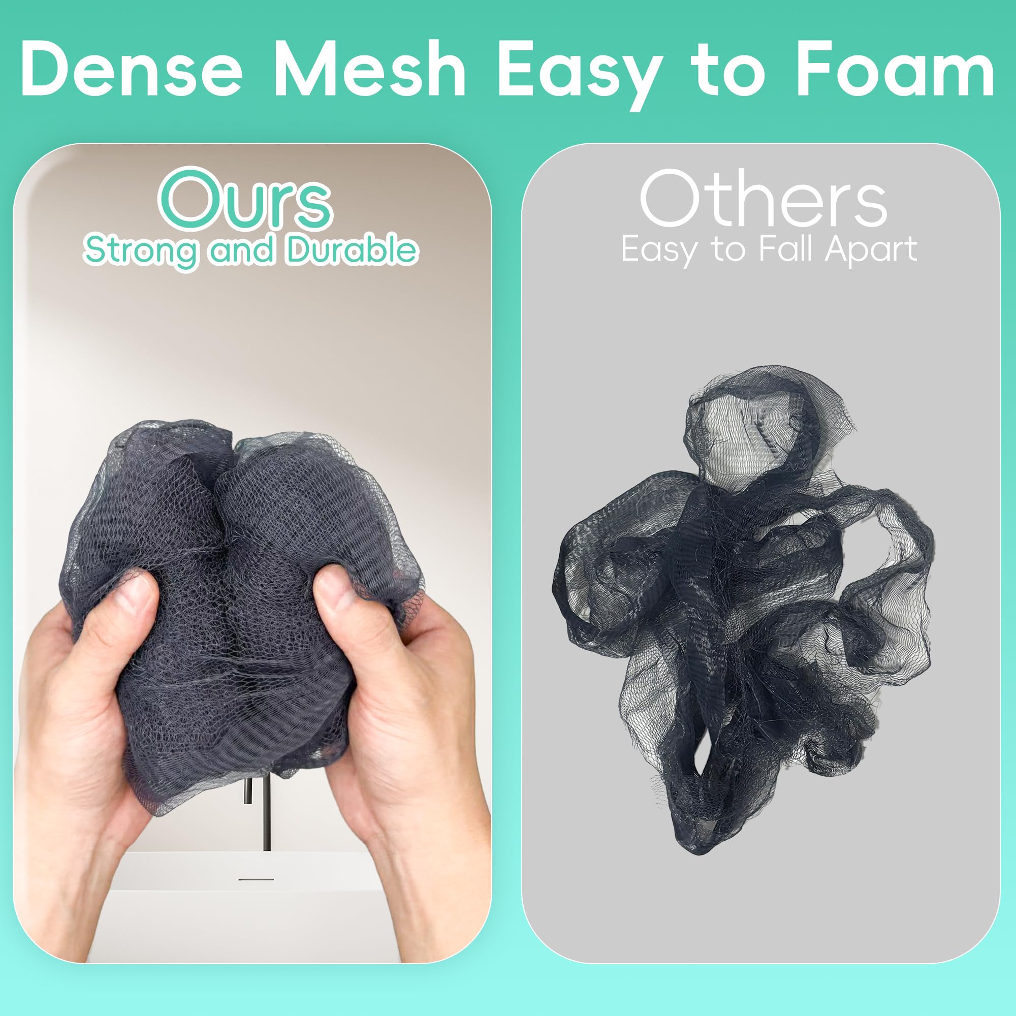 LCZLBath shower loofah green color for family-friendly care.