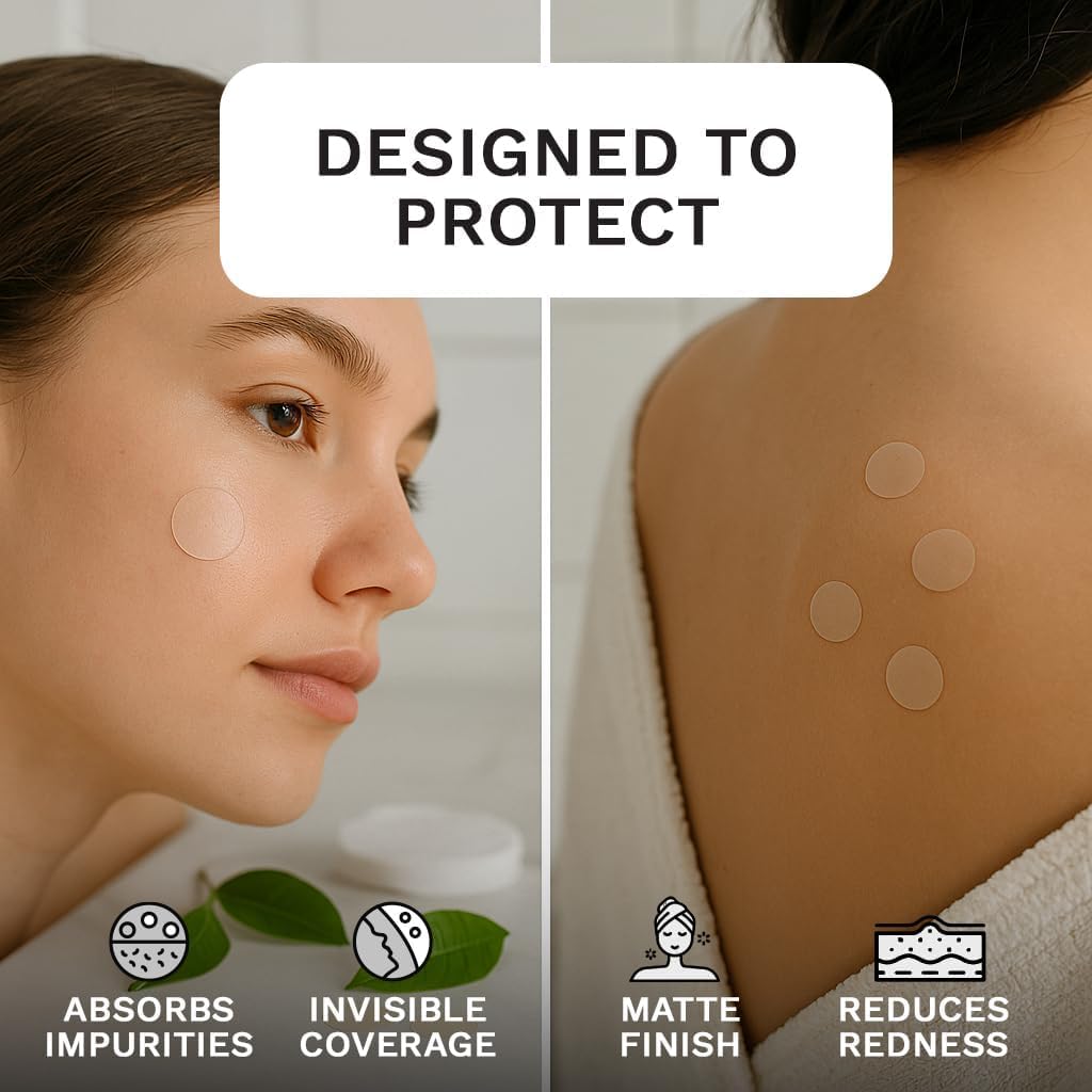 LE GUSHE tea tree oil patch closeup for acne care
